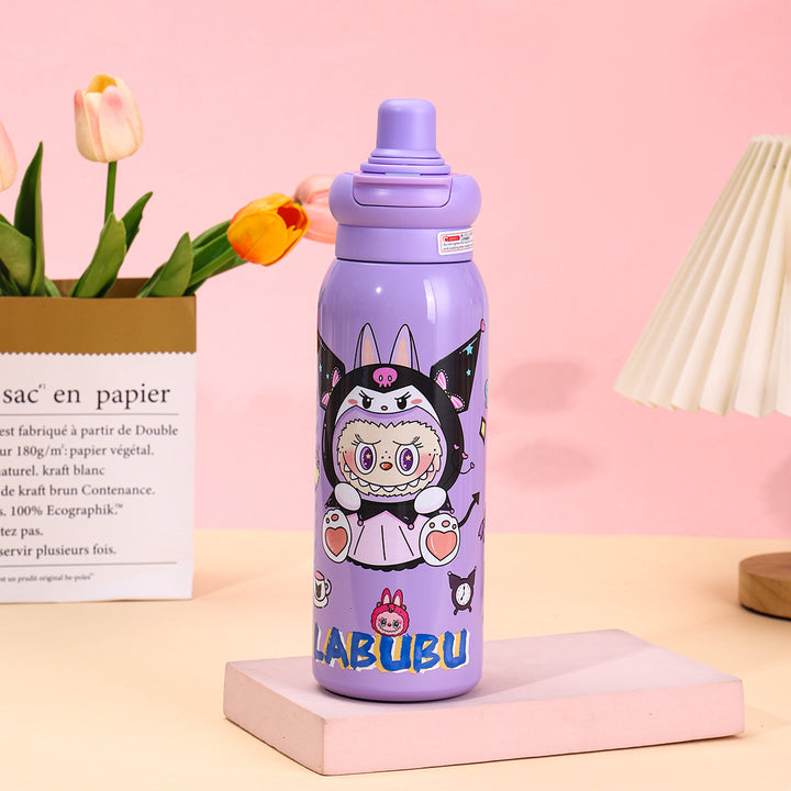 Labubu cartoon printed Stainless steel insulated cup