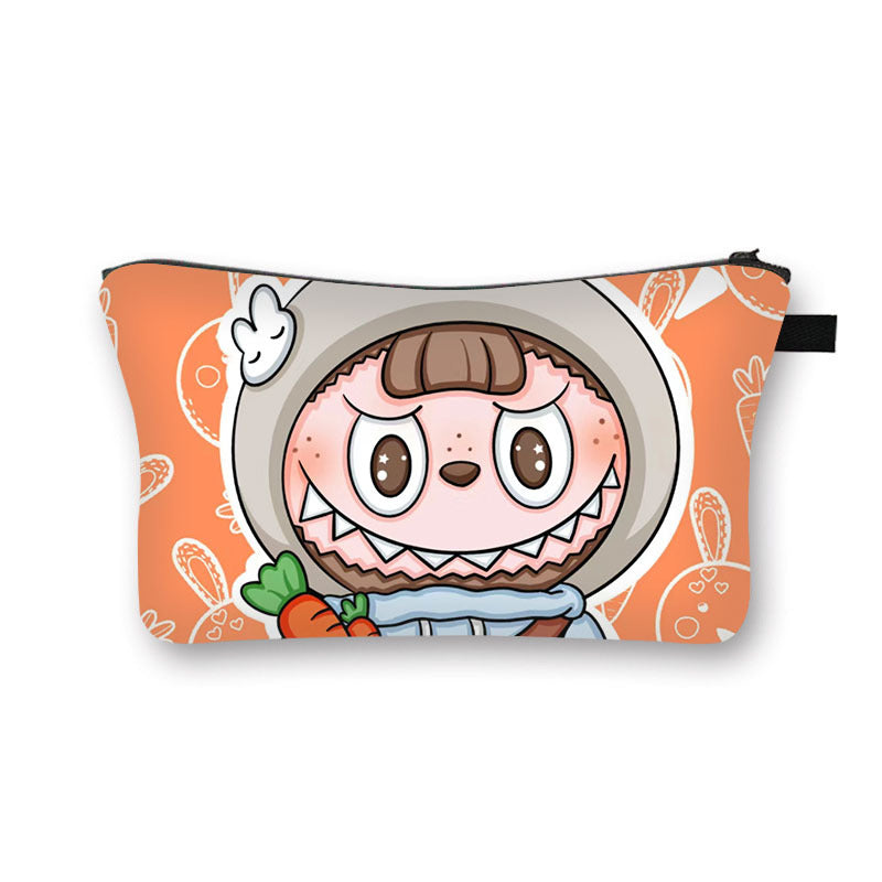 Labubu cosmetic bag portable toiletry bag