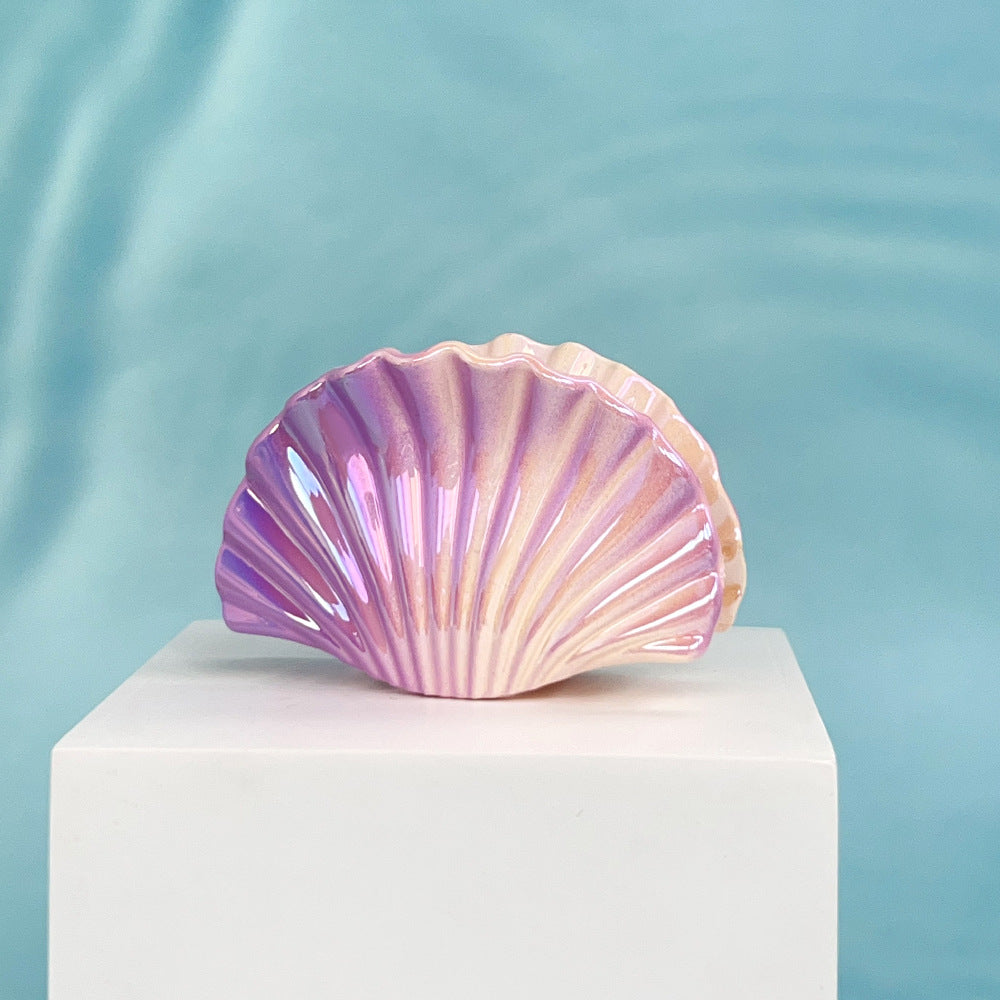 Gradient shell hair clip holiday style hair accessories