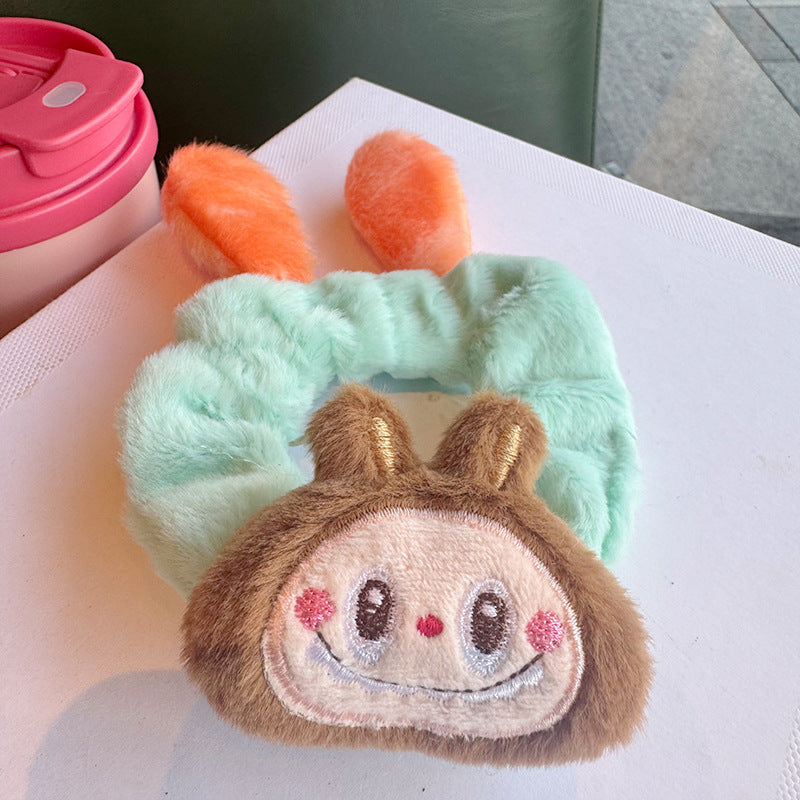 Labubu plush hair ring labubu rubber band hair accessories