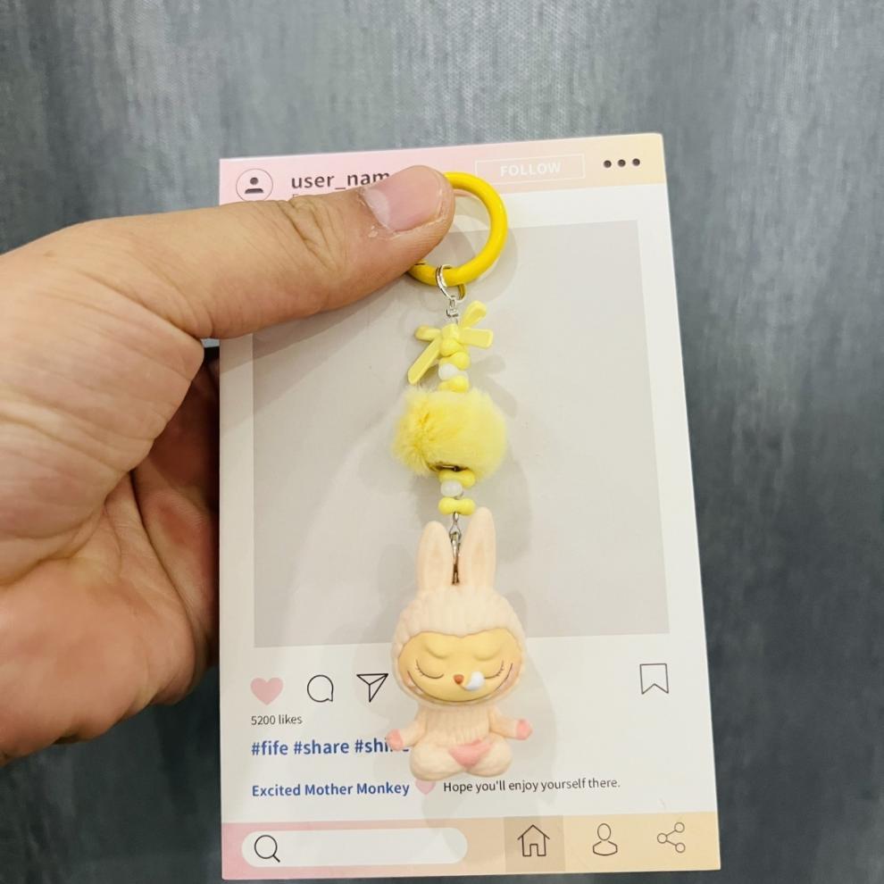 LABUBU Lazy Yoga Series Keychain Blind Box