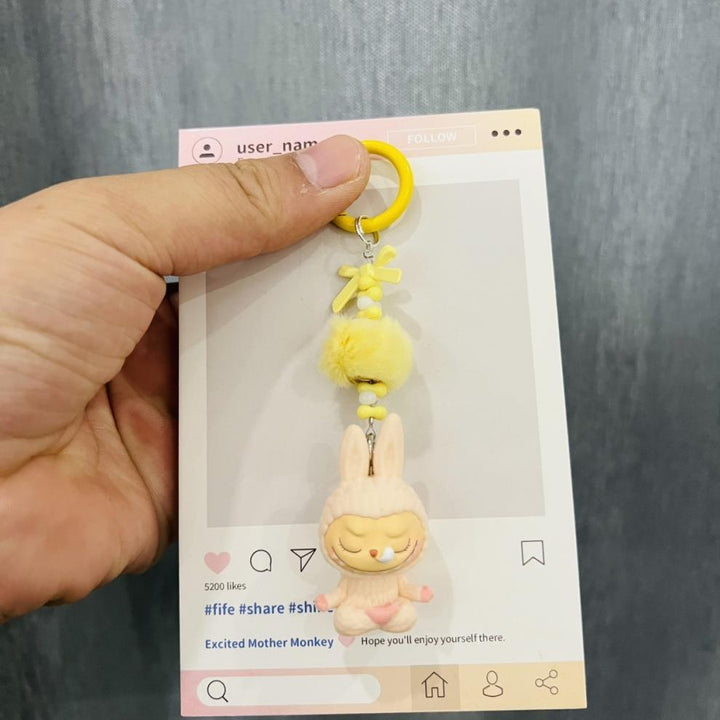 LABUBU Lazy Yoga Series Keychain Blind Box