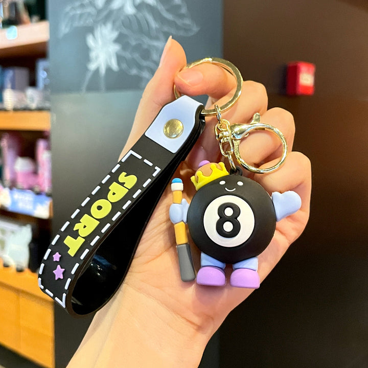 Creative Ball sports theme keychains pendants gift