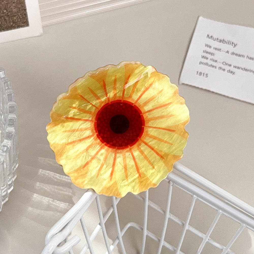 Summer Flower hair clips sunflower Shark hair clips