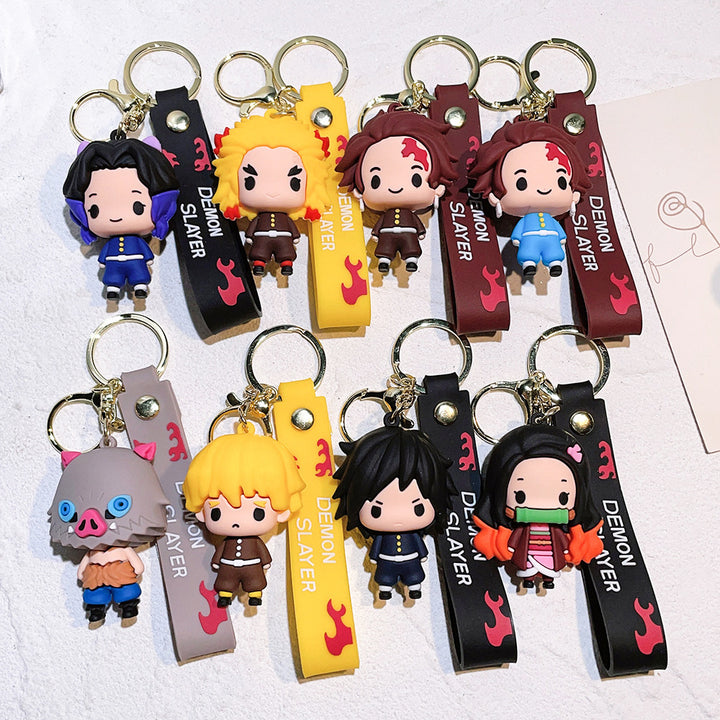 Demon Slayer: Kimetsu no Yaiba characters keychain