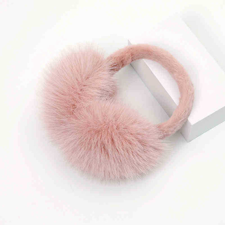 Large plush earmuffs windproof warm outdoor earmuffs for women