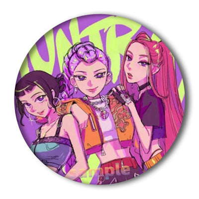 K-pop Demon Hunters Inspired Badges