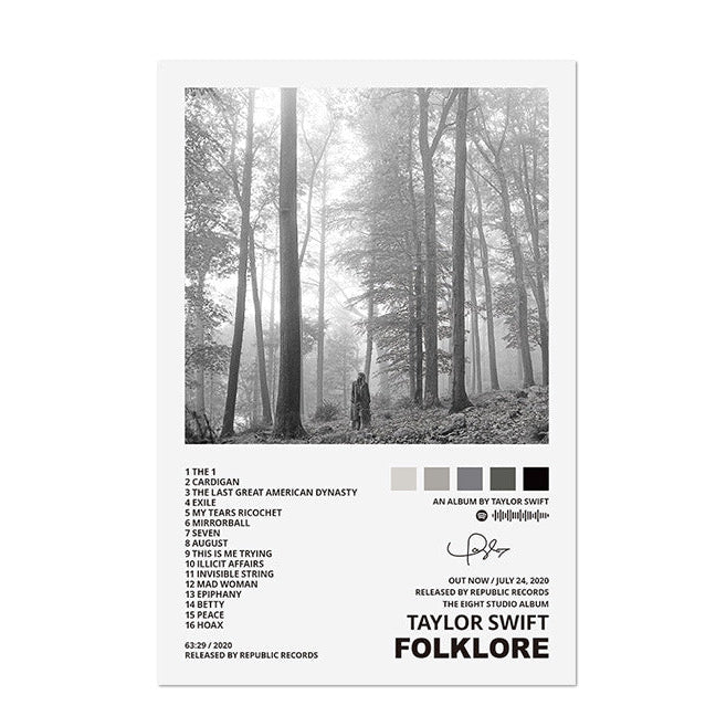 Taylor Swift album cover poster Swiftie gifts