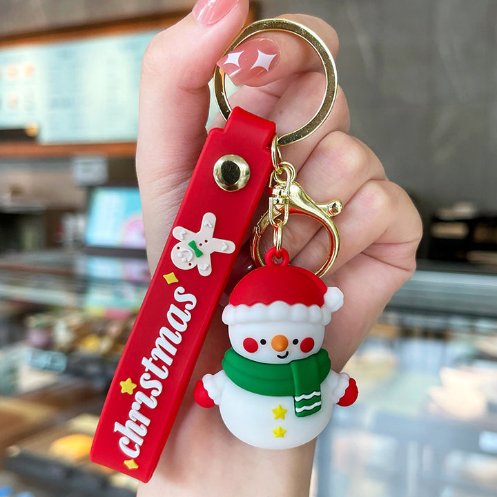 Christmas cute keychain pendant xmas gift