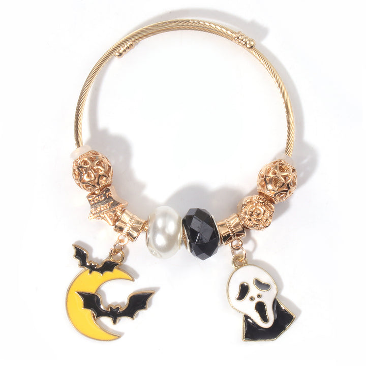 Halloween DIY beaded bracelet holiday gift