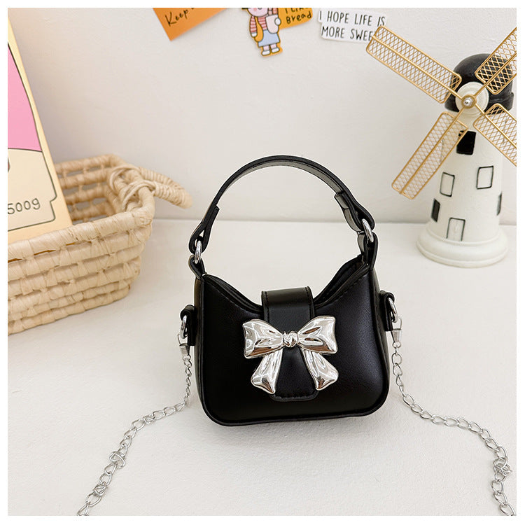 Girls bow-knot mini handbag chic shoulder bag