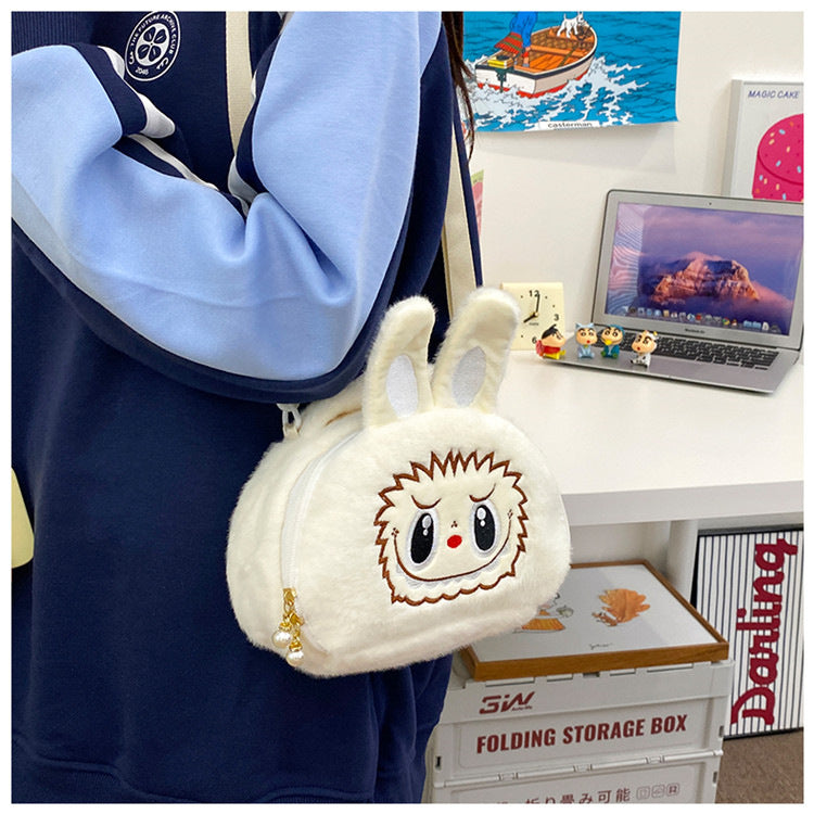 Labubu Cartoon Plush shoulder crossbody Bag