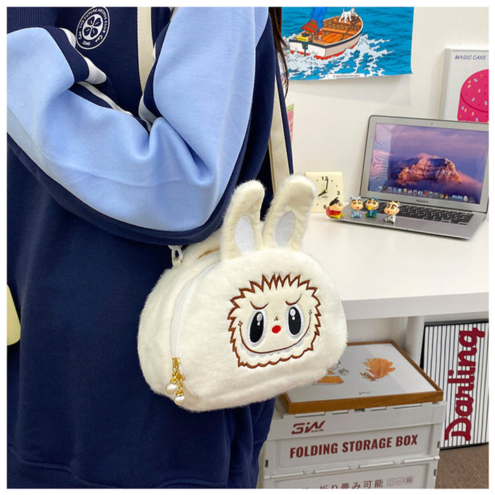 Labubu Cartoon Plush shoulder crossbody Bag