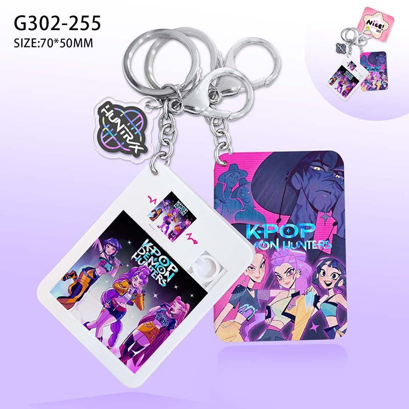 KPop Demon Hunters HUNTR/X Slide Puzzle keychain