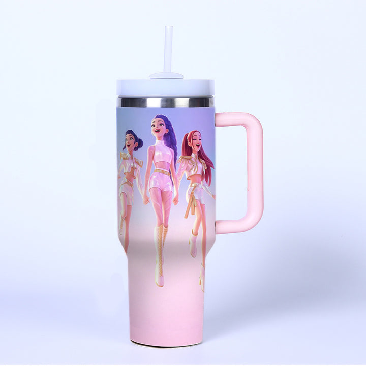 KDH K-pop inspired Stainless steel thermos Cups travel Tumblers-40oz