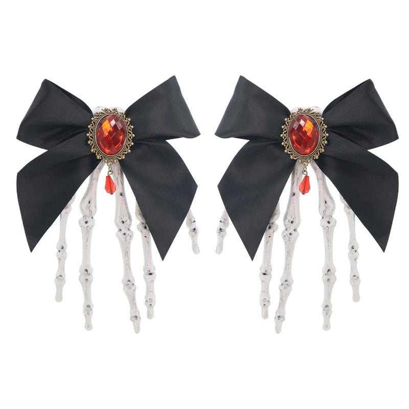 Halloween Skeleton Hand Hair Clip Halloween Party hair accessories