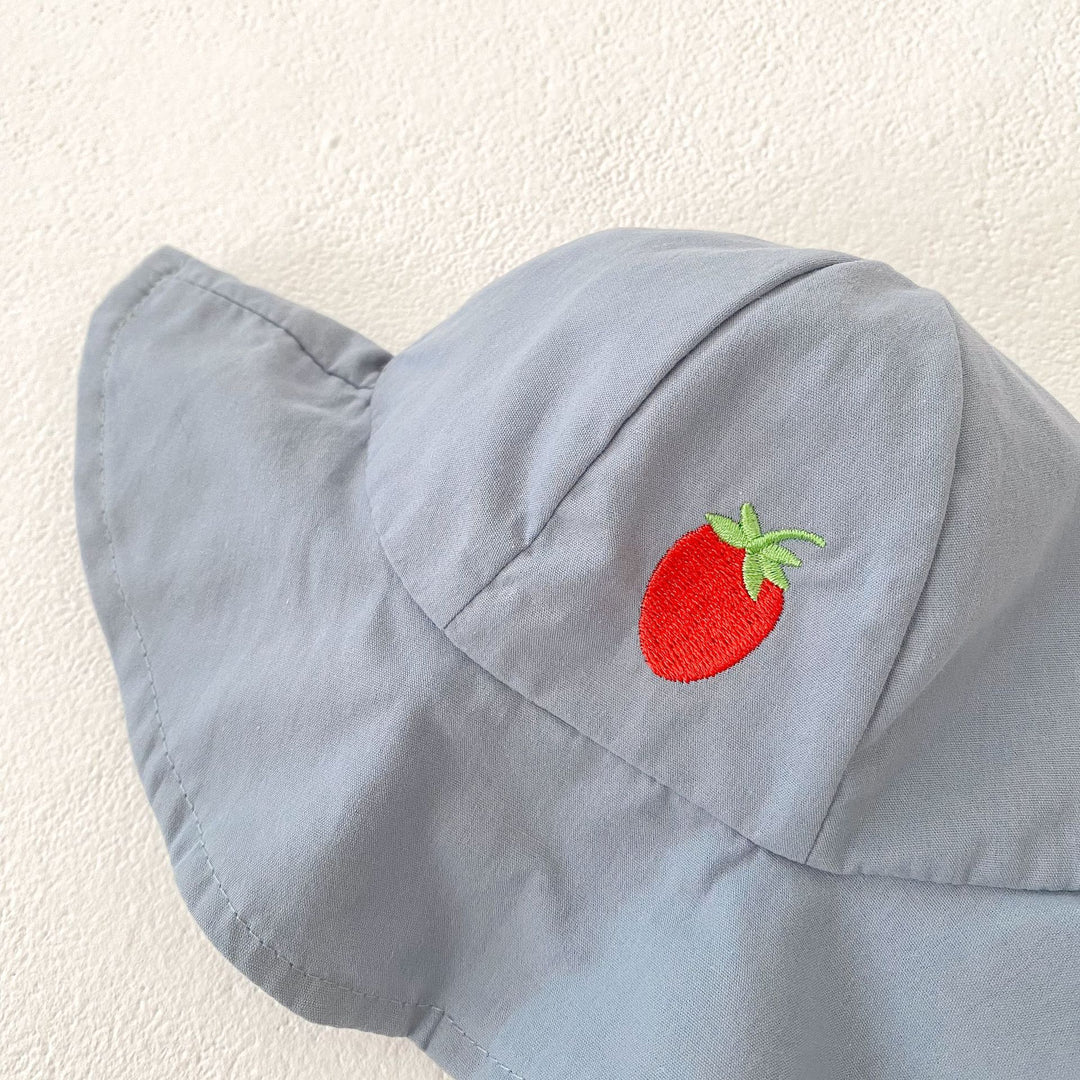 Baby denim Romper&Short-sleeved T-shirt 2pcs set