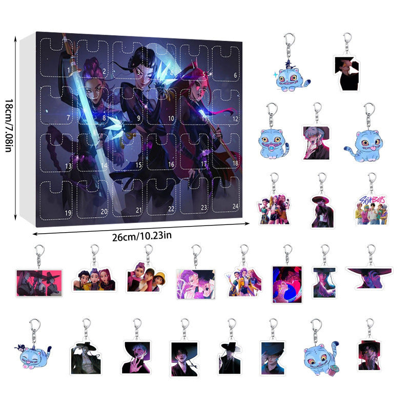 KPop Demon Hunters Acrylic keychain blind box