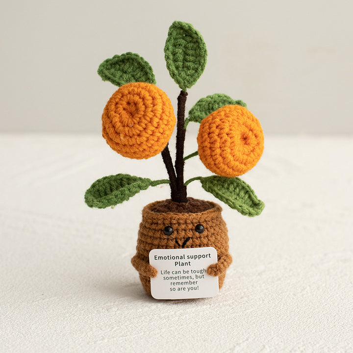 Handmade crochet flower ornaments-forget me not
