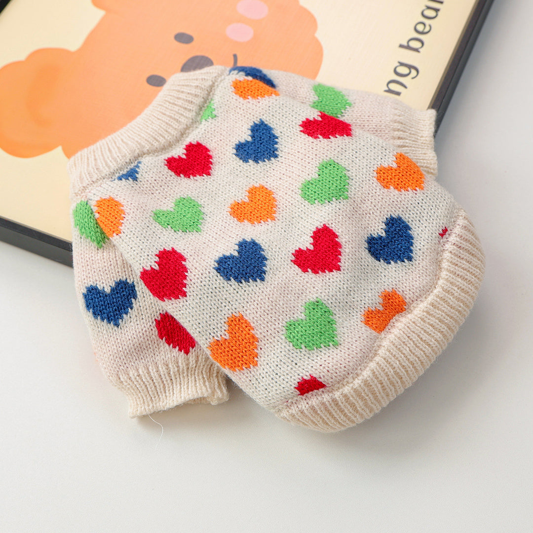 Halloween Pumpkin knitted sweater for pet