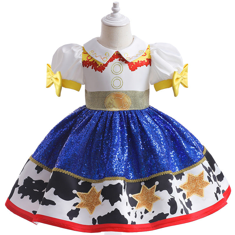 Toy Story Jessie cosplay dress performance birthday dress