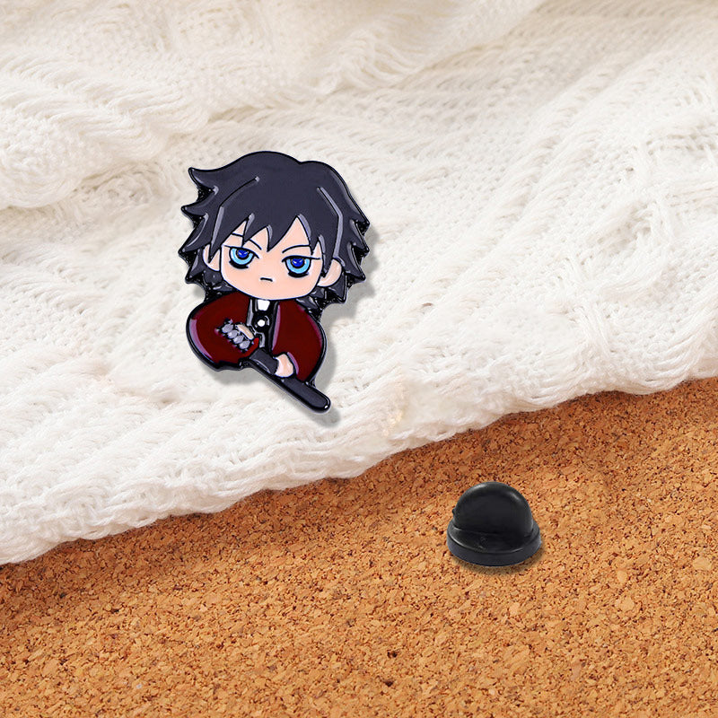 Demon Slayer: Kimetsu no Yaiba characters brooch badge