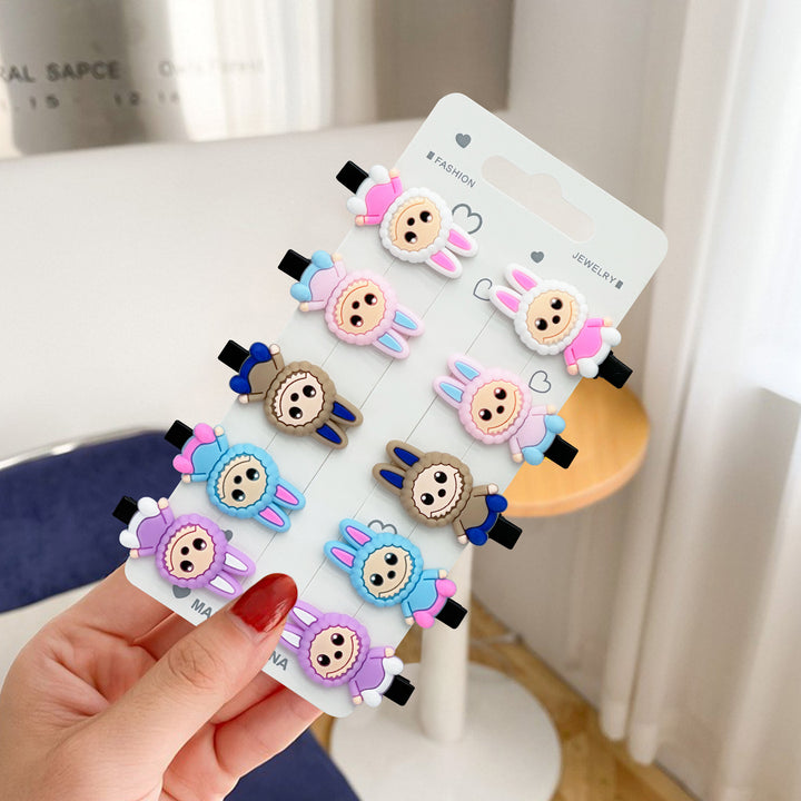 Cartoon children's labubu cute hair side clip
