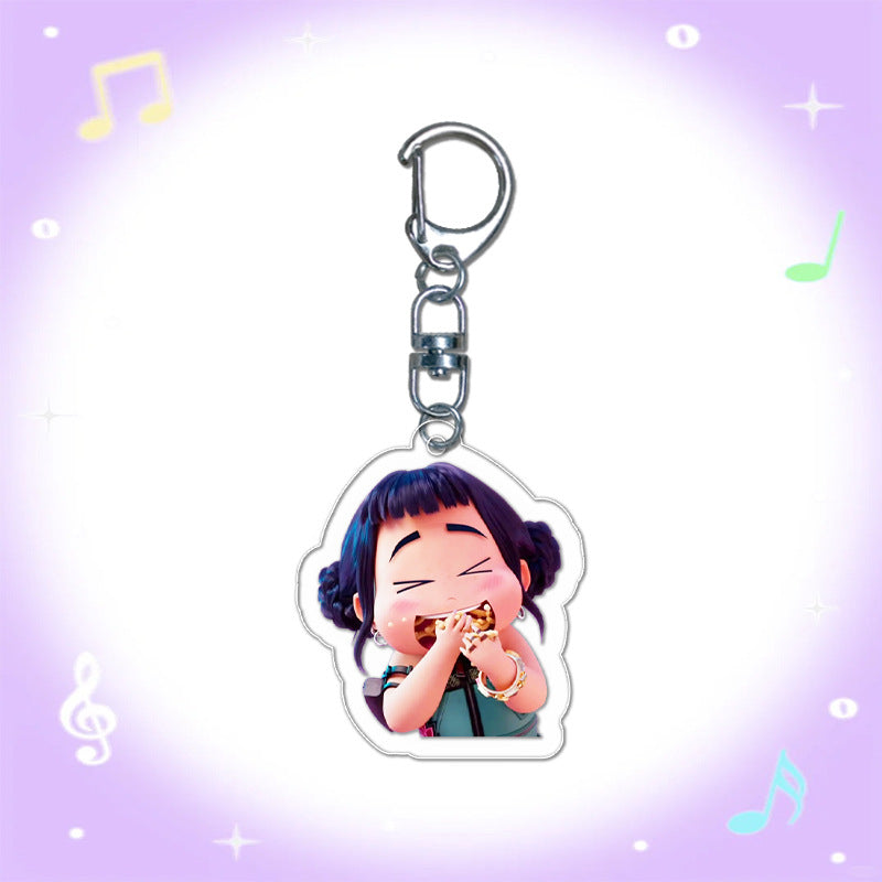 Kpop Demon Hunters acrylic mini keychain