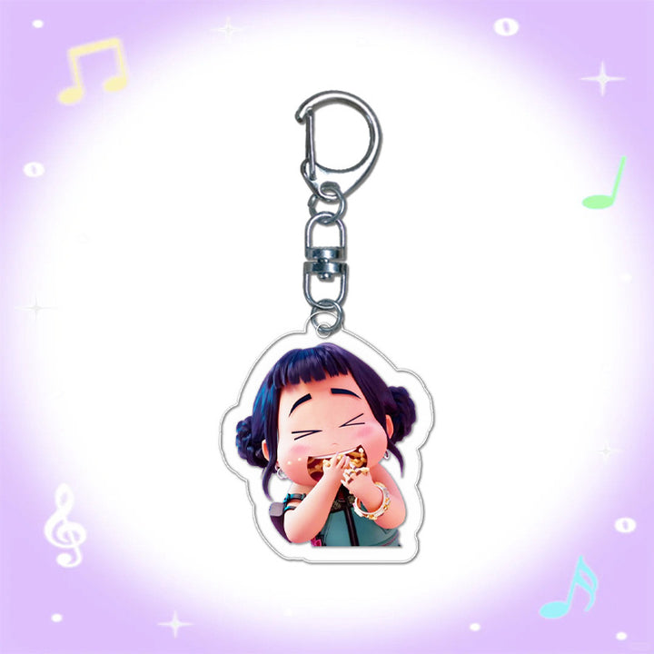 Kpop Demon Hunters acrylic mini keychain