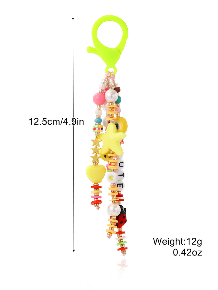 Smiley face LOVE letter pendant gift for best friends