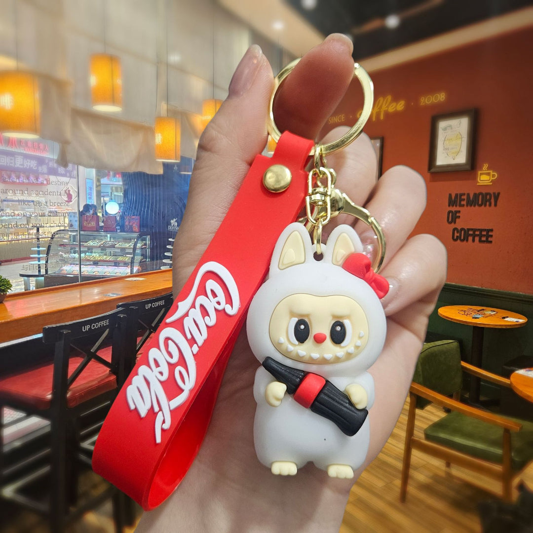 Labubu cola Keychain Bag Pendant