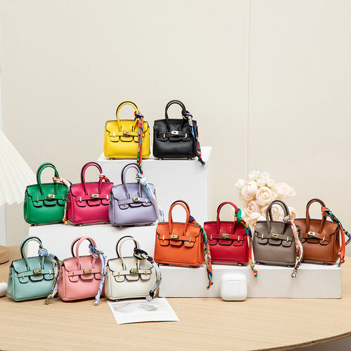 Mini Bag Pendant Creative Leather designer Bag Pendant