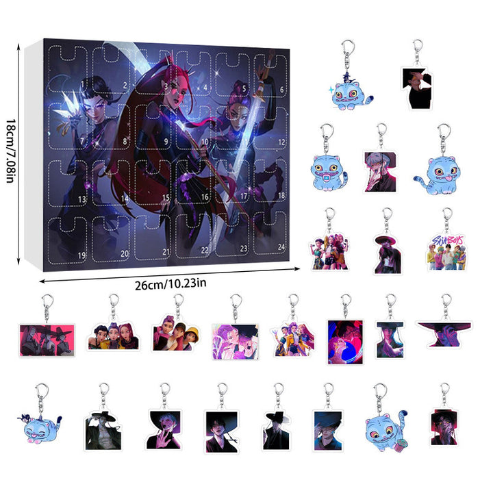 KPop Demon Hunters Acrylic keychain blind box
