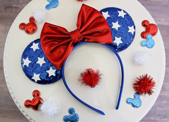 American Star National Flag Mickey Headband for 4th of July