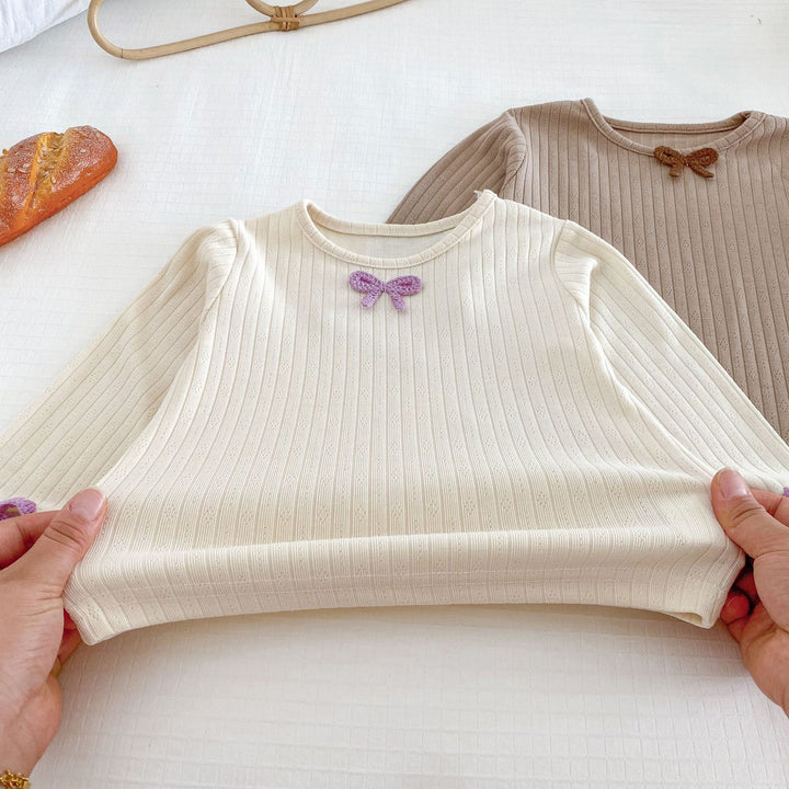 Baby toddler long sleeve top&pant 2pcs set- pit fabric