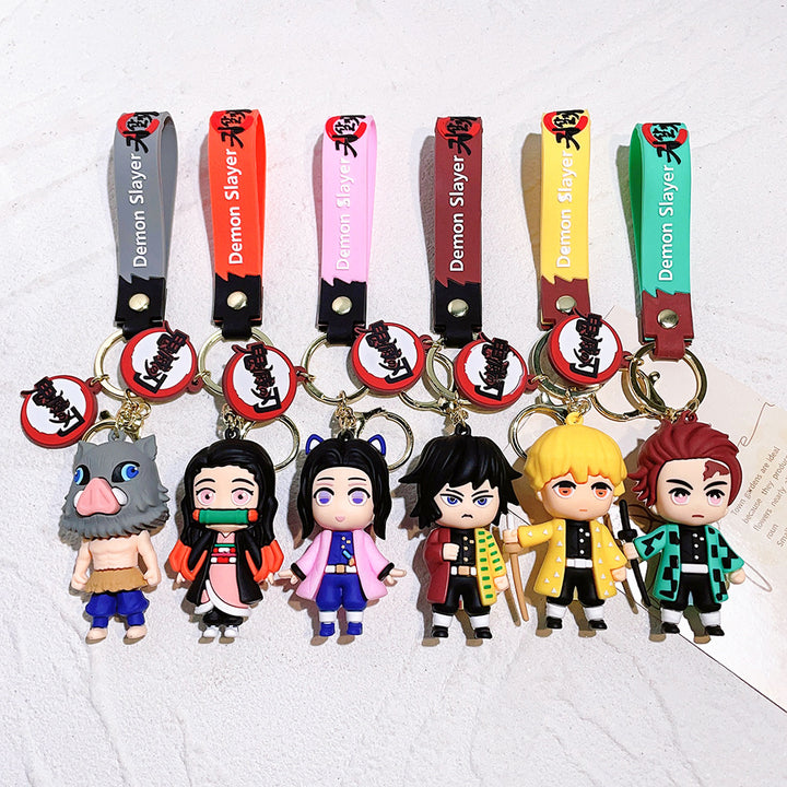 Demon Slayer: Kimetsu no Yaiba characters keychain