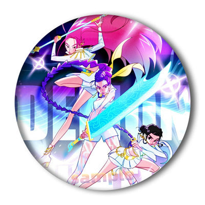 K-pop Demon Hunters Inspired Badges