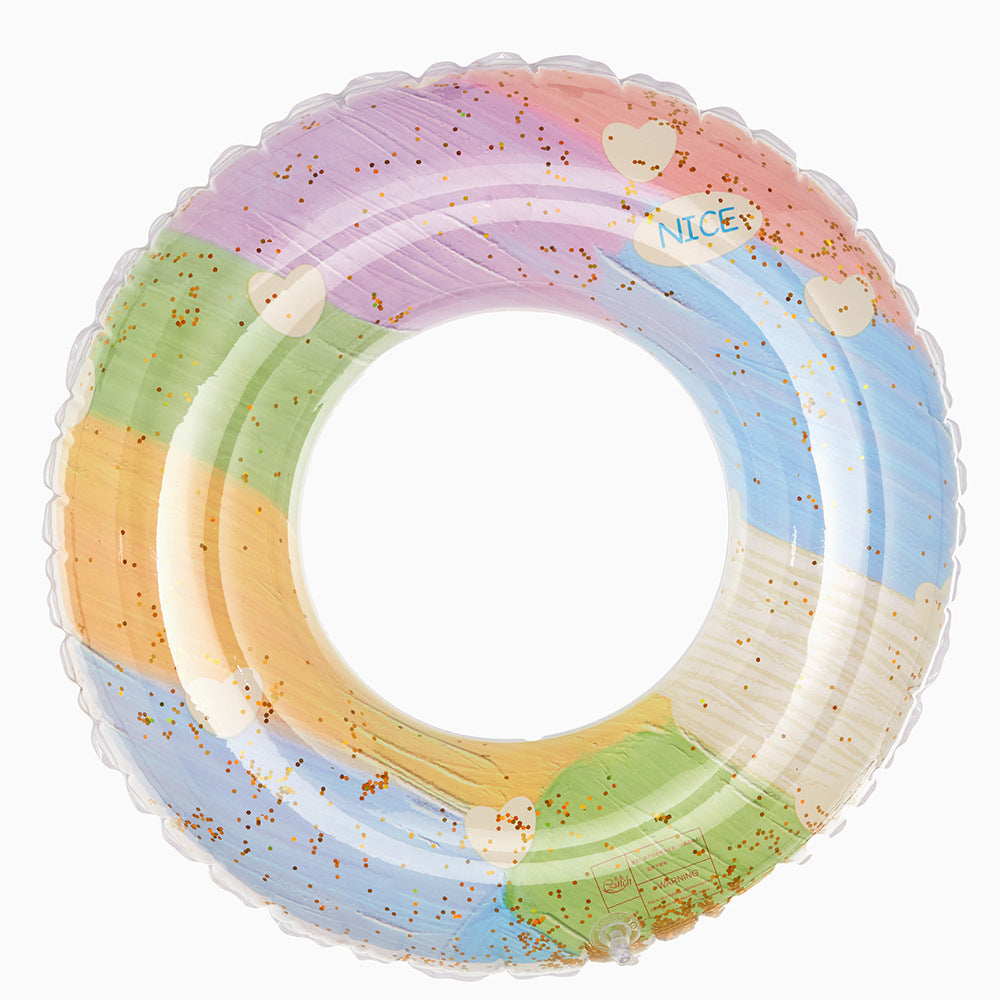 Sequin Mermaid swim ring Pool Float