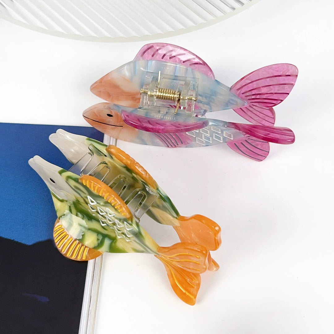 Goldfish acetic hair hark clip Personalized hair clip