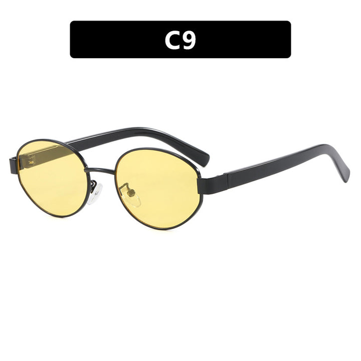 Retro Oval Sunglasses for Women