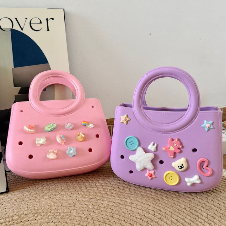 Mini EVA Beach Handbag DIY Beach Bogg Bag for kids