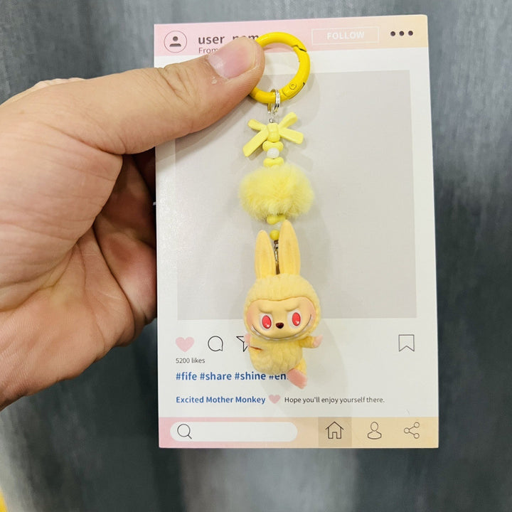 LABUBU Lazy Yoga Series Keychain Blind Box