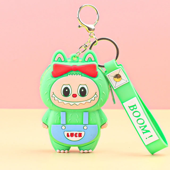 Luck Labubu cute coin purse key chain labubu gift