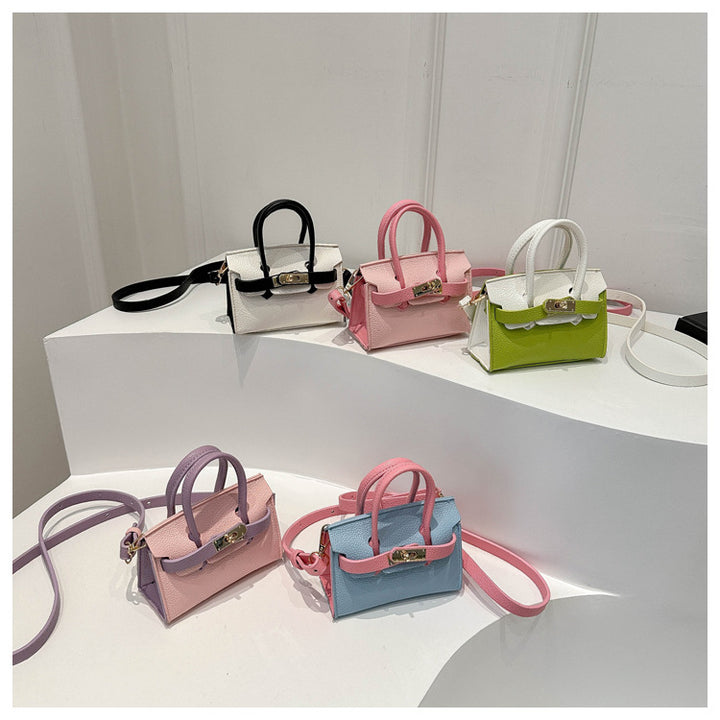 Mini contrast color crossbody bag Kelly mini handbag-2026