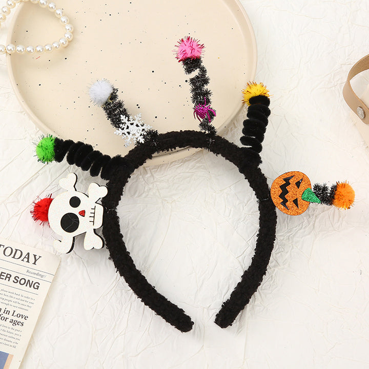 Halloween funny pumpkin ghost headband for kids