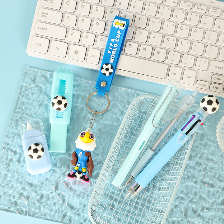 6-piece World Cup football stationery set for students World Cup souvenirs
