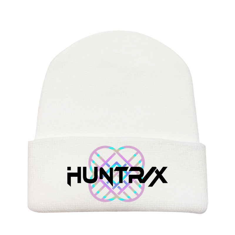 Kpop Demon Hunters knitted beanie hat-white