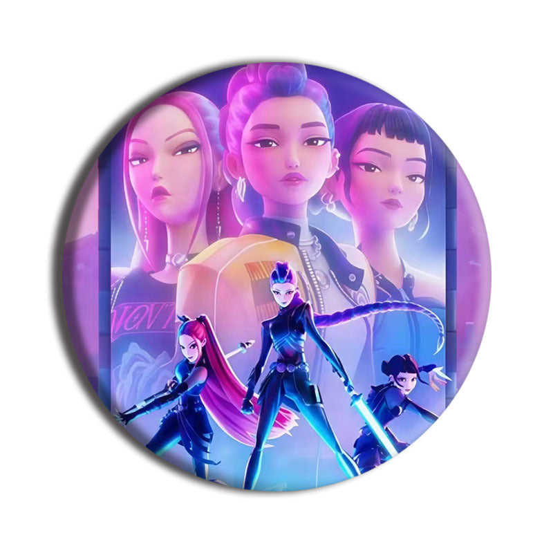 K-pop Demon Hunters Inspired Badges