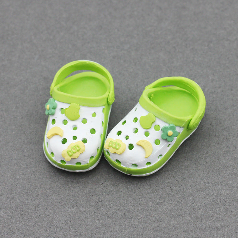 Labubu Beach Crocs doll shoes for summer