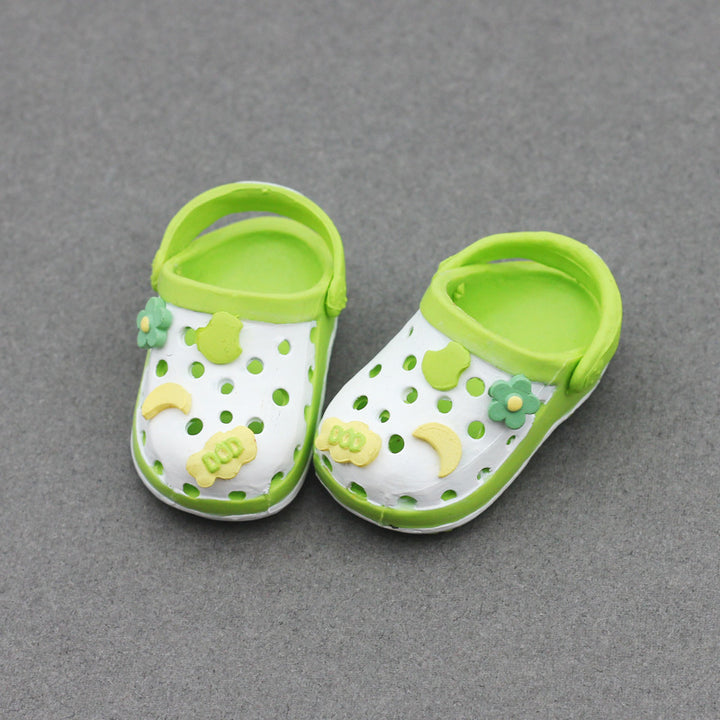 Labubu Beach Crocs doll shoes for summer